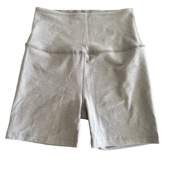 Beyond Yoga Women's Spacedye Keep Pace 5" Short Oatmeal Tan Nude Medium - Picture 1 of 5